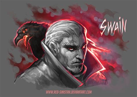 League Of Legends Swain Sketch Pre Rework By Red Sinistra On Deviantart