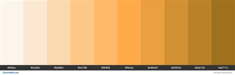 Lby Orange Color Palette Hex Rgb Code Orange Color Palettes Color Images