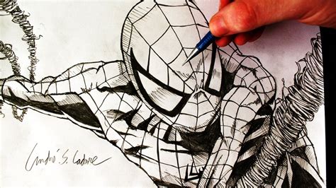 Desenhando O Homem Aranha Drawing Spiderman Hq Art 5 Youtube
