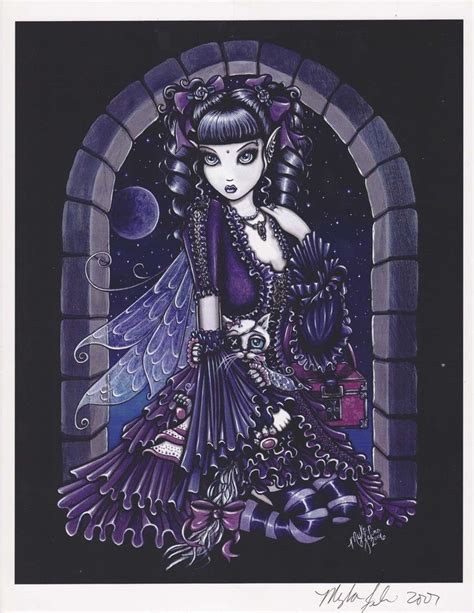 Victorian Goth Fairy Fantasy Kunst Gothic Fantasy Art Gothic Fairy