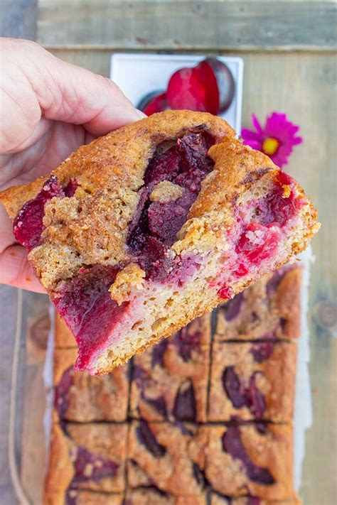 Then add a bit of the flour mixture and fold. Gluten-Free Breakfast Plum Cake - Only Gluten Free Recipes