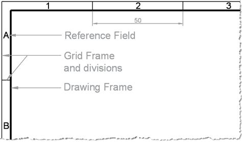 Technical Drawing Standards Grid Reference Frame