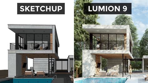 Lumion 9 Exterior Rendering Workflow 2 — Architecture Inspirations