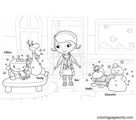 Fun Doc McStuffins Coloring Page Free Printable Coloring Pages