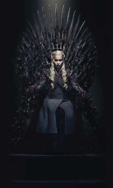1280x2120 Resolution Daenerys Targaryen Queen Of The Ashes In The Iron
