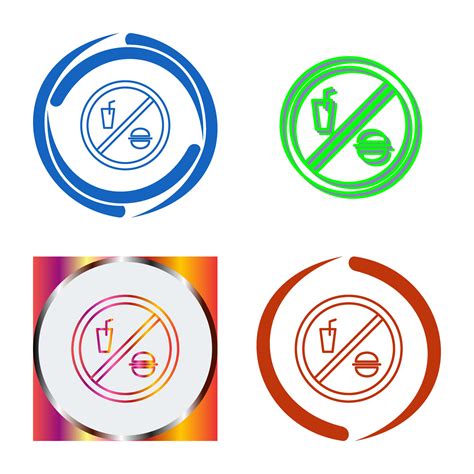 No Food Or Drinks Vector Icon 31774124 Vector Art At Vecteezy