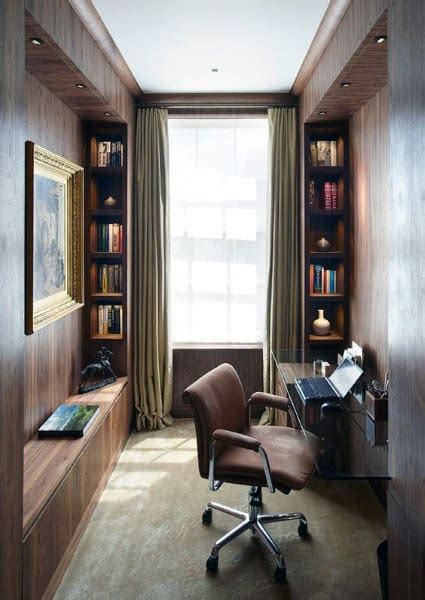 75 Small Home Office Ideas For Men Masculine Interior