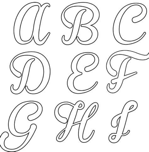 Letras Del Alfabeto Para Imprimir En Cursiva Letra Cursiva Cursiva 9742