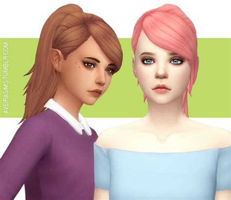 Sims 4 Maxis Match Hair Bundle Happy Living