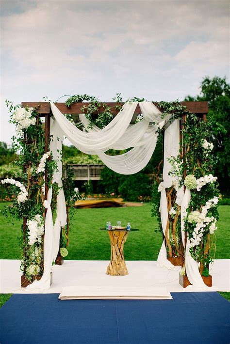 Lovely Outdoor Garden Wedding By Bliss Weddings And Events Modwedding Wedding Arch Arch