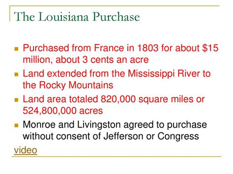 The Louisiana Purchase Ppt Download