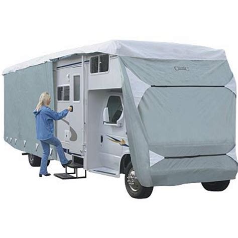 Classic Accessories Overdrive Polypro 3 Deluxe Class C Rv Cover — Gray