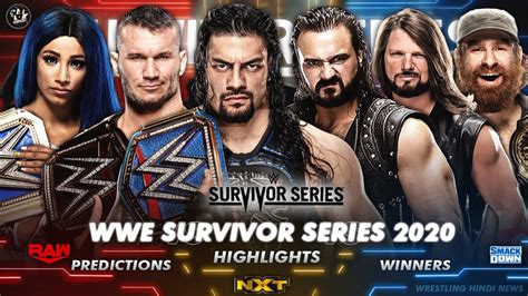 Wwe Survivor Series Confirmed Results Wwe Survivor Series