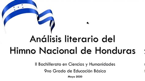 6 Estrofa Del Himno Nacional De Honduras Aria Art
