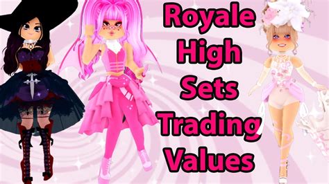 Royale High Sets Average Trading Values Royale High Trading Youtube
