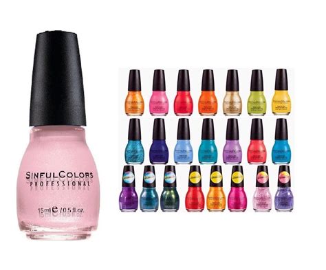 Lot Of 10 Sinful Colors Finger Nail Polish Color Lacquer All Different Colors No Sinful Colors