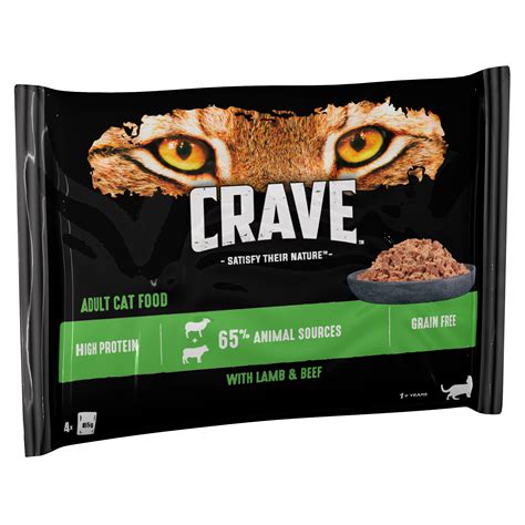 The market is filled with cat food choices from all corners of the cat. Lamb & Beef Pâté | High Protein Wet Cat Food | CRAVE™ Pet ...