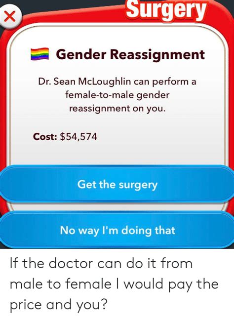 Surgery Gender Reassignment Dr Sean Mcloughlin Can Perform A Female To Male Gender Reassignment