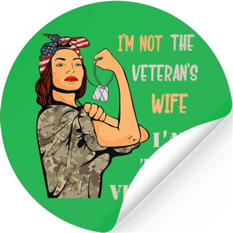 Womens Veterans Day Im Not Veterans Wife Im Vetera Sold By H Forensiroofing Llc Sku