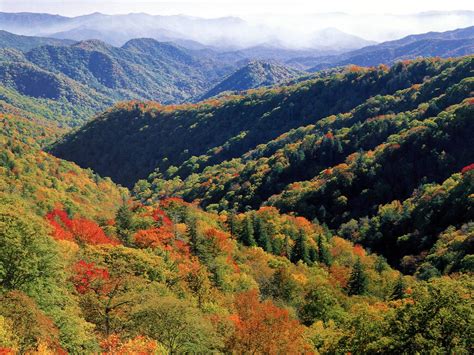 North Carolina Great Smoky Mountains Mountains Wallpaper