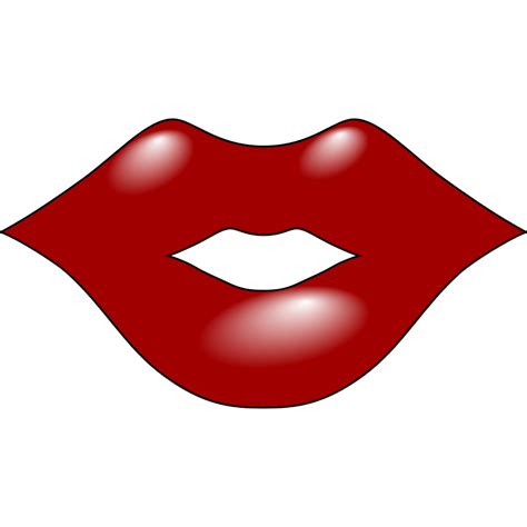 Big Red Lips Clip Art