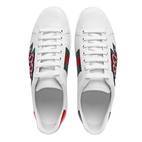 Gucci New Ace Snake Trainers Flannels