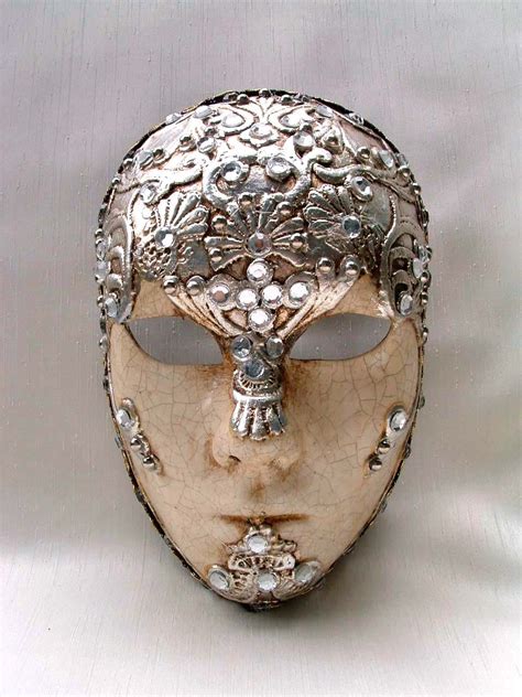 Masquerade Mask Full Face Mens Masquerade Mask Masquerade Party Aluminum Foil Art Full Face