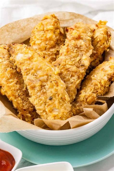 chicken fryer tenders air strips recipes fried recipe cravings breaded buttermilk airfryer crispy panko homemade plated platedcravings marinated yummly cook