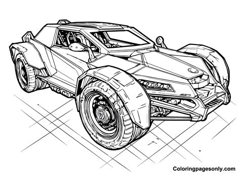 Coloriages Imprimer Rocket League Coloriages Rocket League | The Best