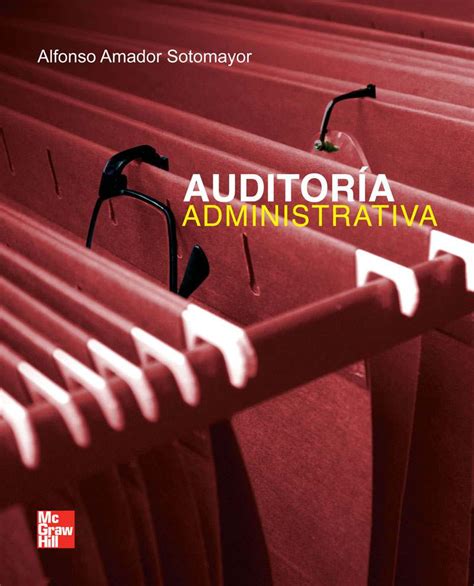 Auditoria Administrativa Amador Sotomayor Alfonso Libro En Papel