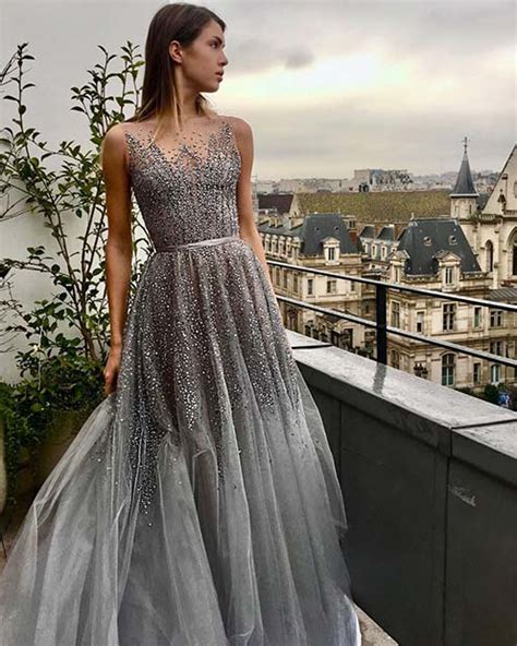 21 Silver Wedding Dresses That Youll Fall In Love With Page 2 Of 2