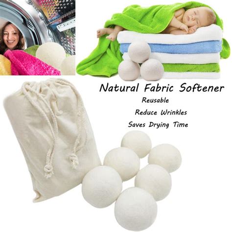 6pcs lot laundry clean ball reusable natural organic laundry fabric softener ball premium