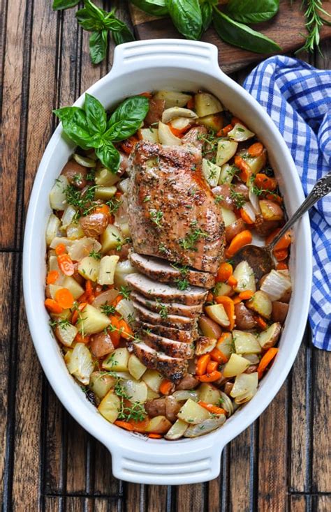 Fresh rosemary, fresh green beans, brown sugar, pork tenderloin and 8 more. One Dish Garlic and Herb Pork Tenderloin - The Seasoned Mom