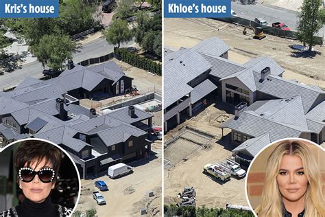 Khloe Kardashian And Kris Jenner Building Two Mega Mansions Side By