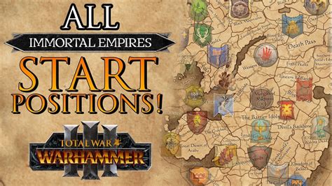 All Immortal Empires Start Positions And Who Has Moved Warhammer