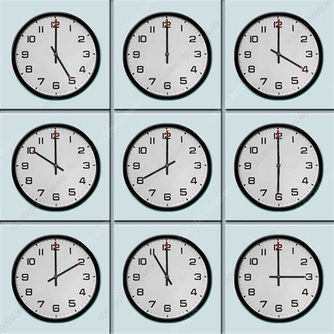 Clocks With Different Time Zone Stock Image F0088339 Science