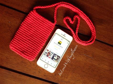 Cell Phone pouch - Cell phone holder - Cell Phone Purse - Phone pouch - crochet purse - phone 