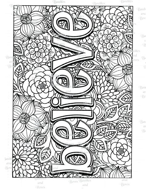 Recovery Coloring Pages Free Printable An Adult Coloring Book With 36