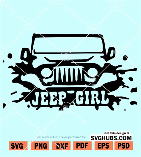 Jeep Girl Svg Jeep Lover Svg Jeep Decal Svg Jeep Svg