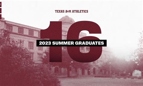 Summer Commencement Highlighted By 16 Student Athletes Texas Aandm