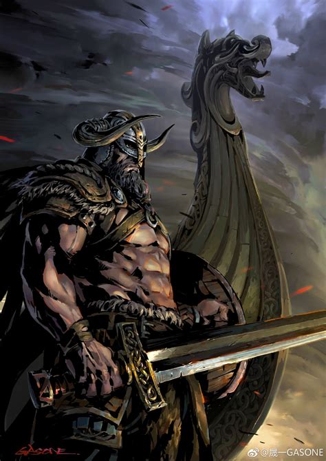 Thor would fight jörmungandr and win but would eventually succumb to the posion after taking a certain amount of steps. Fan Art - For Honor by Shengyi | GoingSony