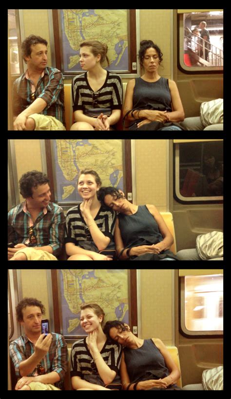 How New Yorkers Reacted When A Stranger Slept On Them In The Subway The Atlantic