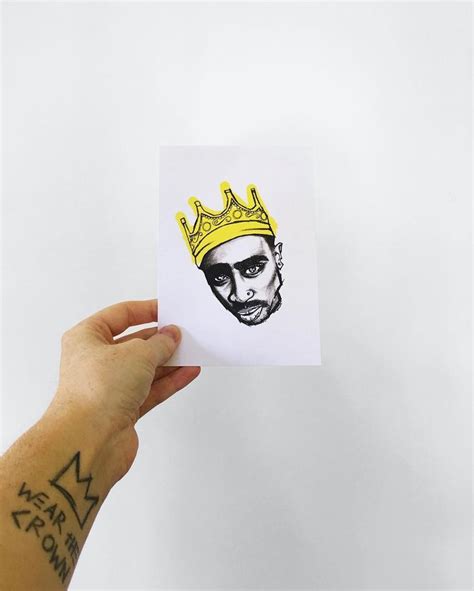 Free Tupac Art Print With Every Tupac Wears The Crown Collection