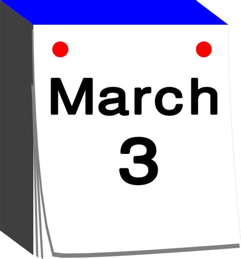 March Clip Art Calendar Customize And Print
