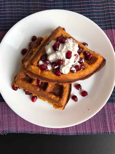 Delicious Easy Vegan Sweet Potato Waffles Recipe Yum Vegan Blog