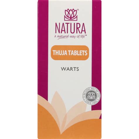 Natura Thuja Tablets 150s Clicks