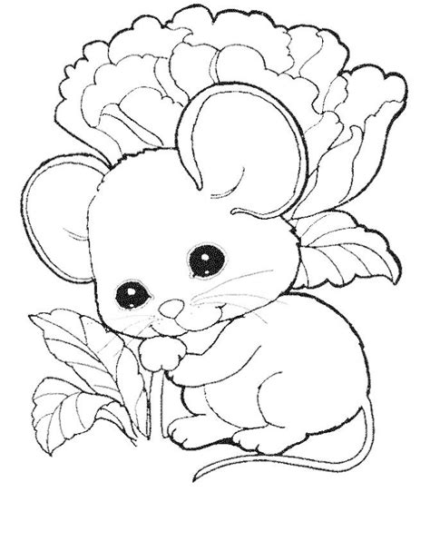 Cute Mouse Coloring Pages Animals Best Coloring Pages For Kids