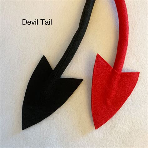 Custom Color Devil Tail Devil Costume Demon Costume Demon Tail Etsy