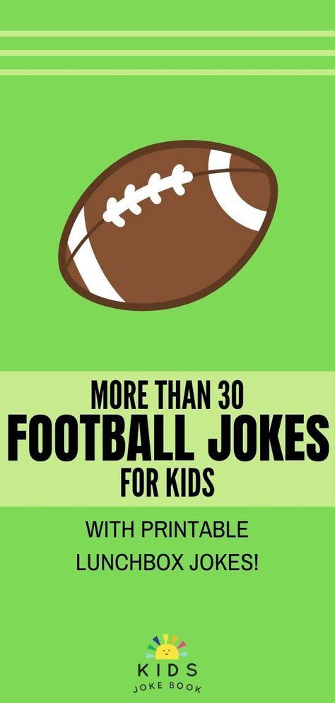 30 Funny Football Jokes For Kids Football Jokes Funny Jokes For Kids