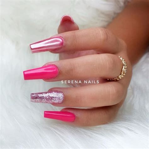 50 Pretty Pink Nail Design Ideas The Glossychic